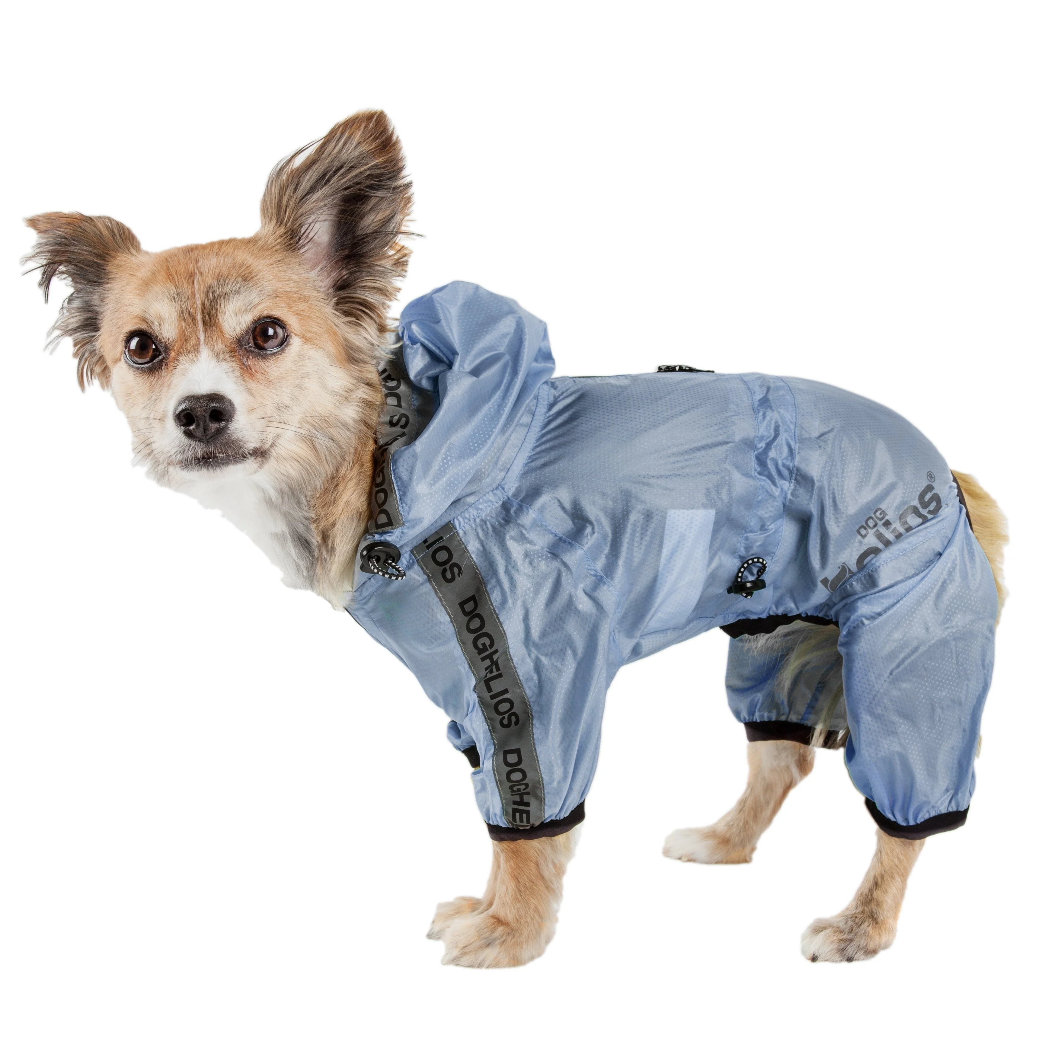 Dog Helios ® 'Torrential Shield' Waterproof & Adjustable Full Body Dog Raincoat - Image 3