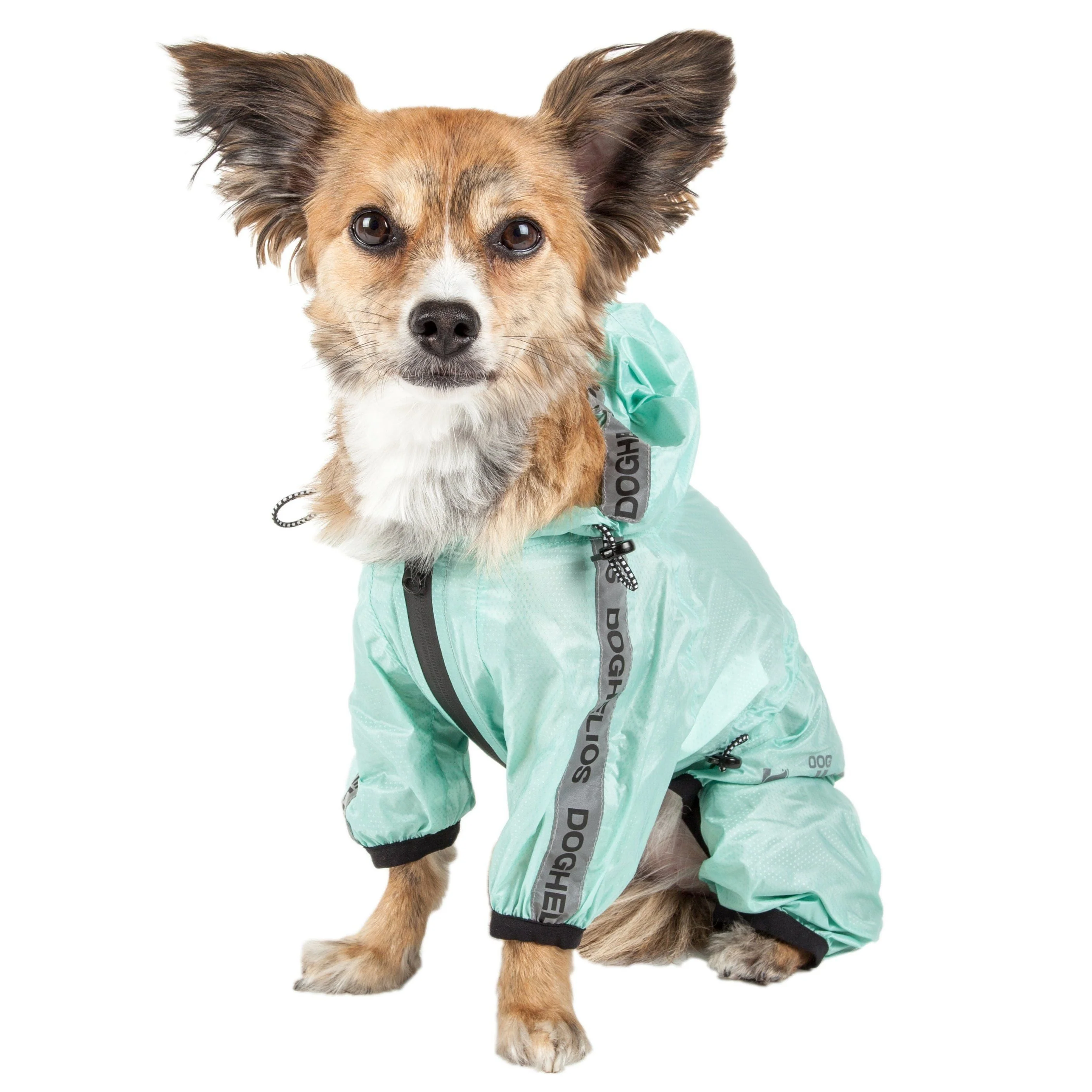 Dog Helios ® 'Torrential Shield' Waterproof & Adjustable Full Body Dog Raincoat - Image 4